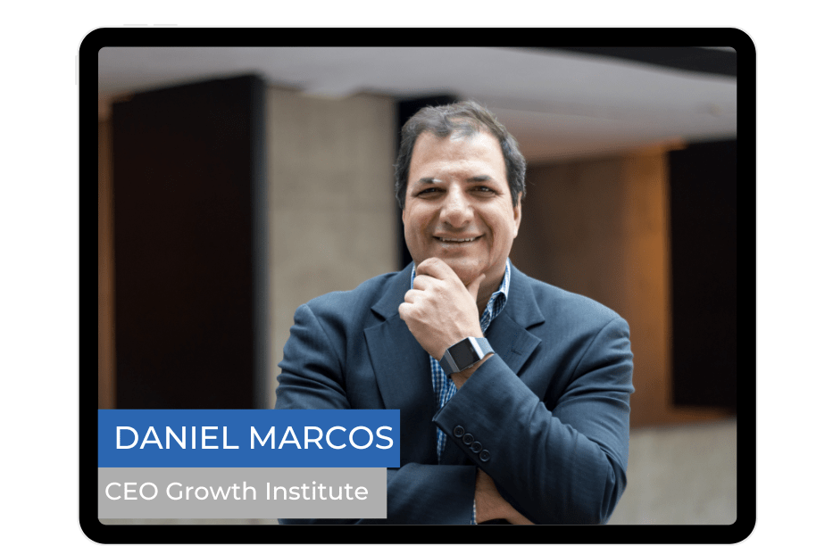 Daniel Marcos — CEO Coach internacional, keynote speaker y co-fundador de Growth Institute